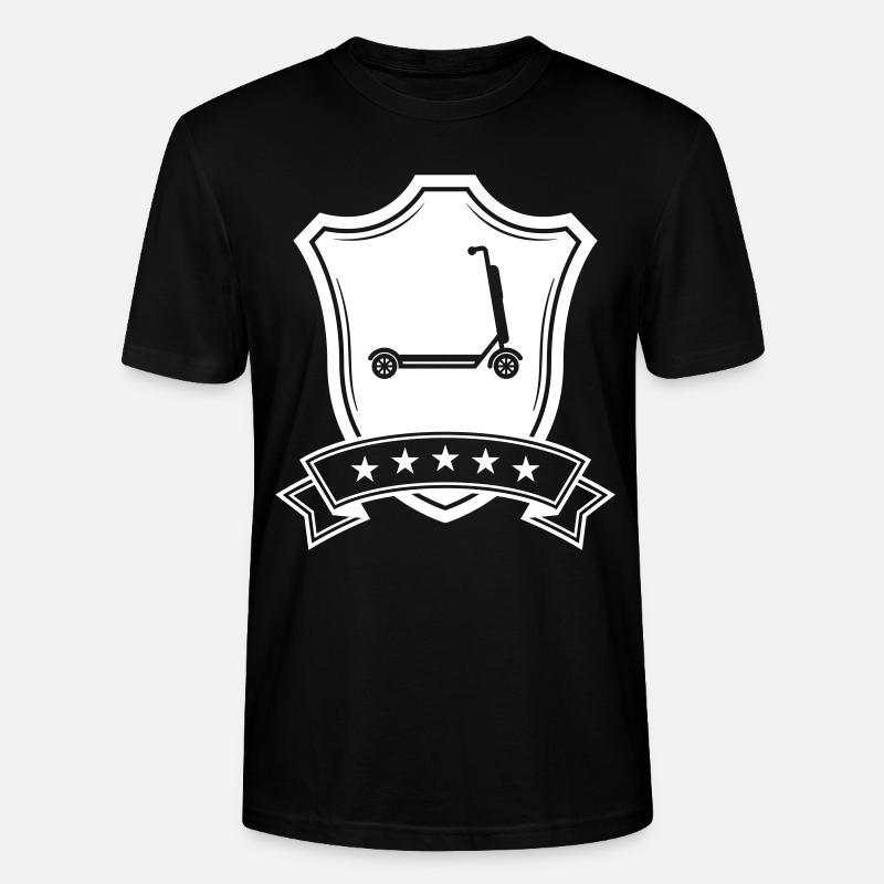 E-roller Wappen - Stanley/Stella Unisex Bio-T-Shirt CRAFTER - Schwarz