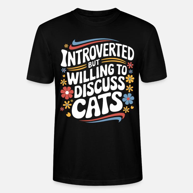 Introvertierter asozialer introvertierter - Stanley/Stella Unisex Bio-T-Shirt CRAFTER - Schwarz