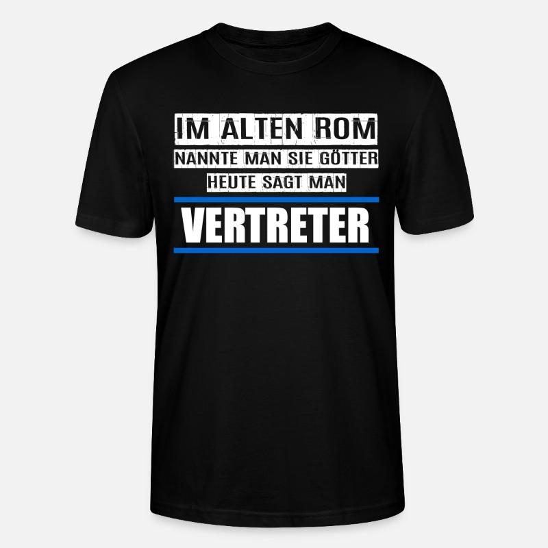 VERTRETER - Stanley/Stella Unisex Bio-T-Shirt CRAFTER - Schwarz