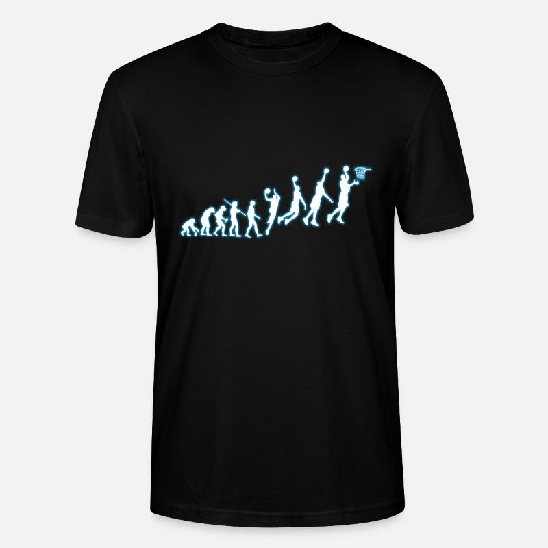 Evolution Basketball - Stanley/Stella Unisex Bio-T-Shirt CRAFTER - Schwarz