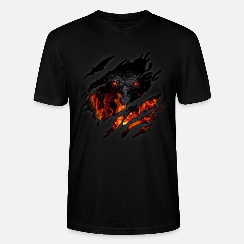 Dragon en moi - T-shirt bio CRAFTER Stanley Stella Unisexe - noir