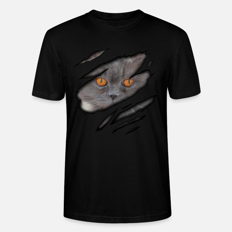Britisch Langhaar in mir - Stanley/Stella Unisex Bio-T-Shirt CRAFTER - Schwarz