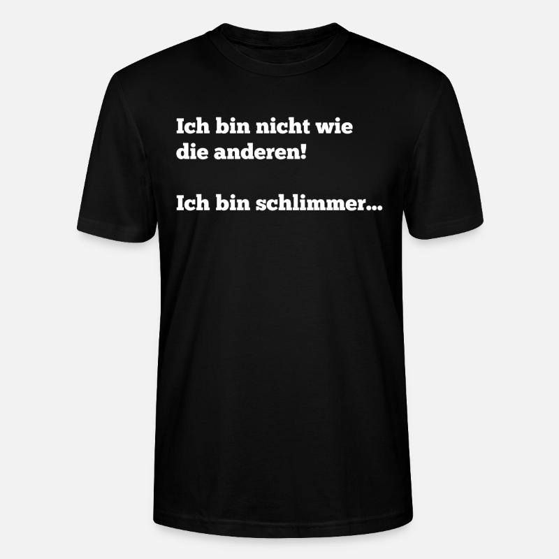 Lustige Spruch Speziell - Stanley/Stella Unisex Bio-T-Shirt CRAFTER - Schwarz