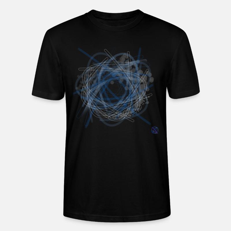 fleur - T-shirt bio CRAFTER Stanley Stella Unisexe - noir