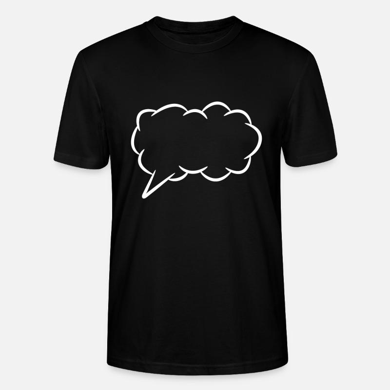 Bulle de pensée bulle - T-shirt bio CRAFTER Stanley Stella Unisexe - noir