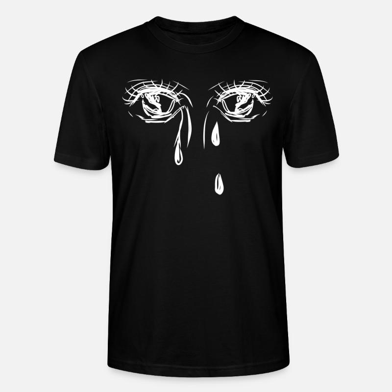 augen weinen - Stanley/Stella Unisex Bio-T-Shirt CRAFTER - Schwarz