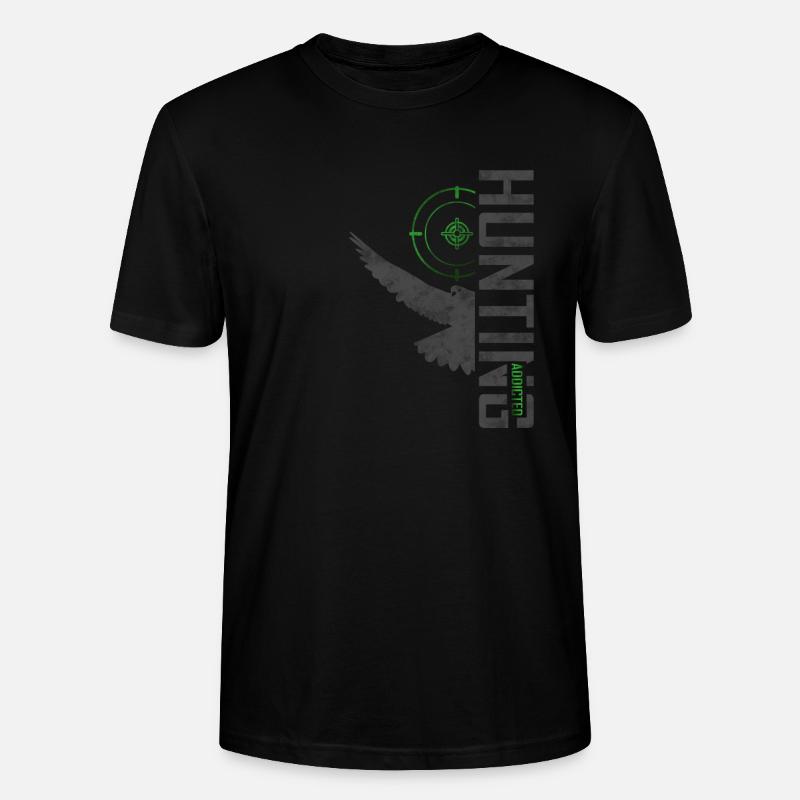 Tauben Jagd - Stanley/Stella Unisex Bio-T-Shirt CRAFTER - Schwarz