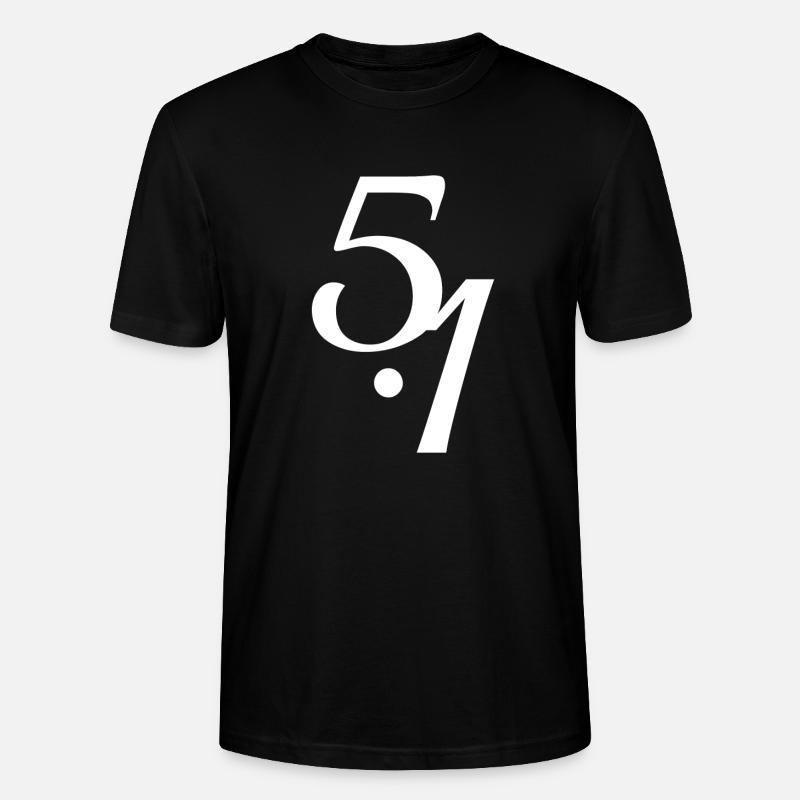 Conception humaine 5/1 Profil - T-shirt bio CRAFTER Stanley Stella Unisexe - noir