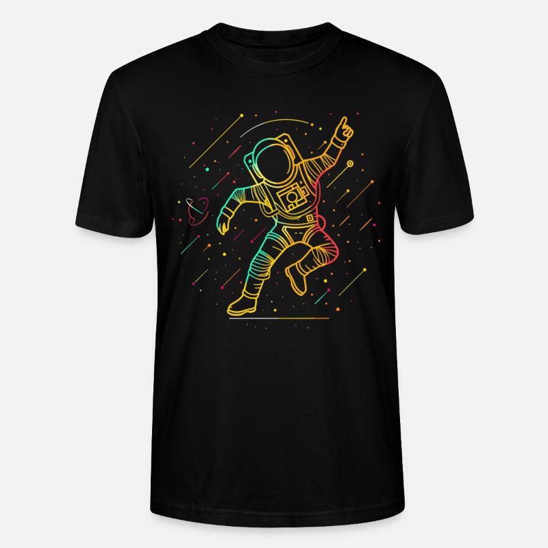 Astronaute Je danse dans l’espace Jumpstyle - T-shirt bio CRAFTER Stanley Stella Unisexe - noir