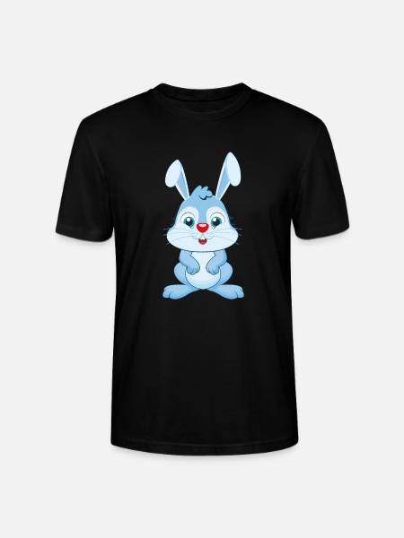 Süsser Hase - Stanley/Stella Unisex Bio-T-Shirt CRAFTER - Schwarz