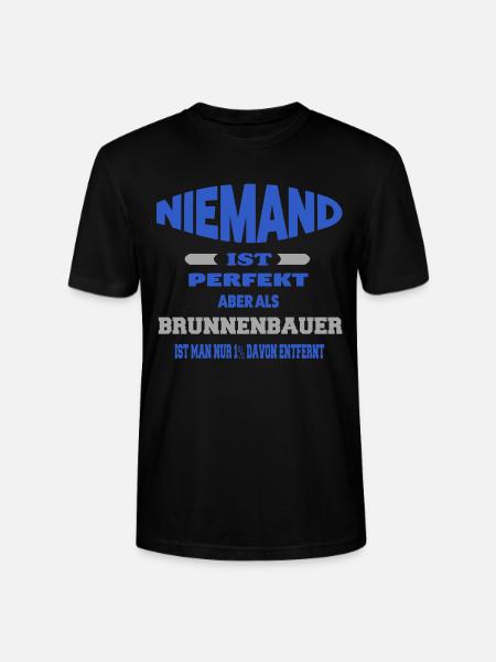 Brunnenbauer - Stanley/Stella Unisex Bio-T-Shirt CRAFTER - Schwarz