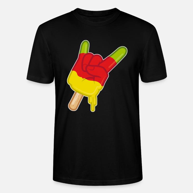 ICE ROCKS! - T-shirt bio CRAFTER Stanley Stella Unisexe - noir