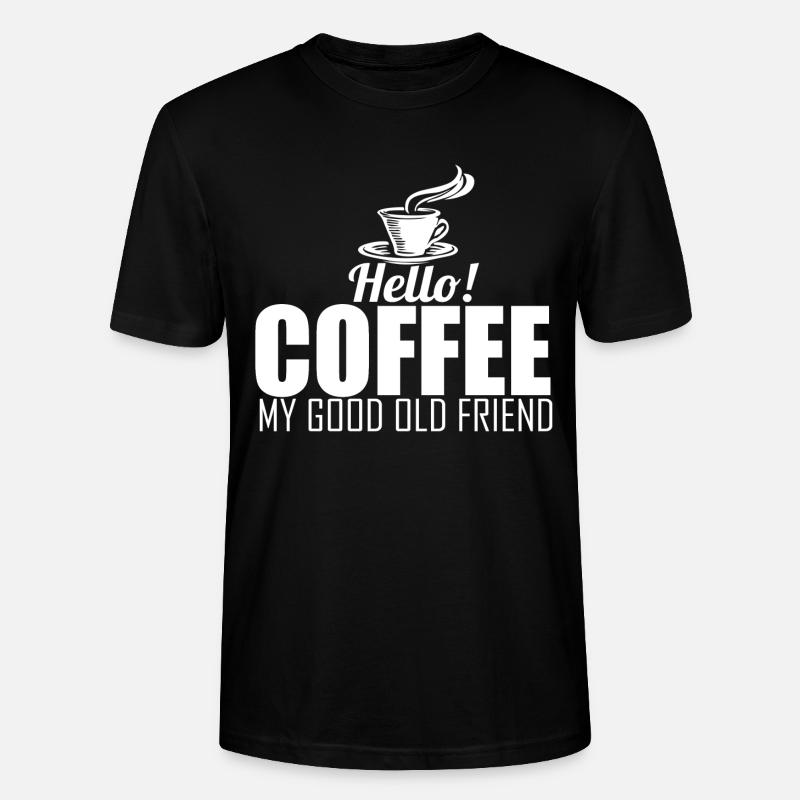 Coffee - Kaffee - Stanley/Stella Unisex Bio-T-Shirt CRAFTER - Schwarz