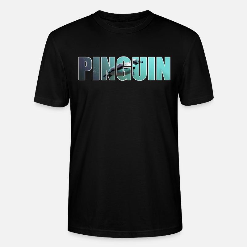 Pinguin - Stanley/Stella Unisex Bio-T-Shirt CRAFTER - Schwarz