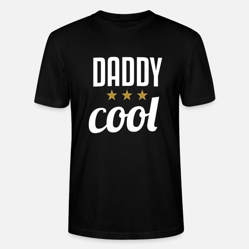 DADDY COOL - Stanley/Stella Unisex Bio-T-Shirt CRAFTER - Schwarz