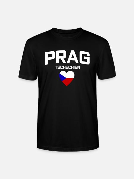 Prague Czech Republic - Stanley/Stella CRAFTER Unisex Organic T-Shirt - black