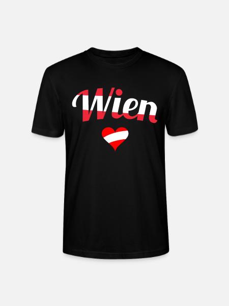 Wien - Stanley/Stella Unisex Bio-T-Shirt CRAFTER - Schwarz