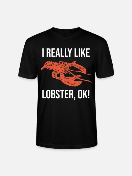 lobster - Stanley/Stella CRAFTER Unisex Organic T-Shirt - black