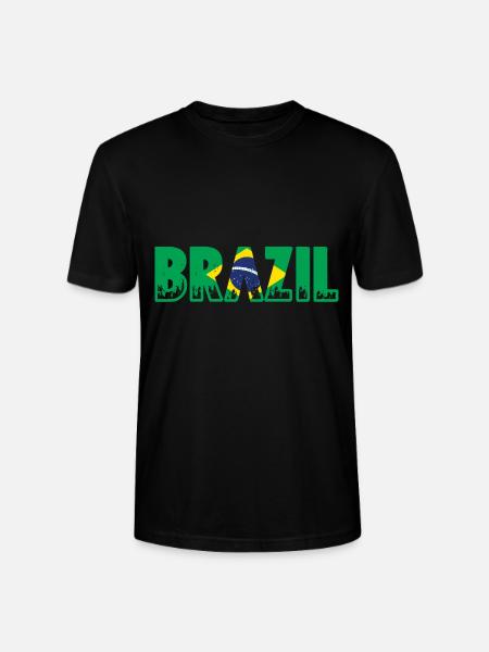 Brasilien - Stanley/Stella Unisex Bio-T-Shirt CRAFTER - Schwarz