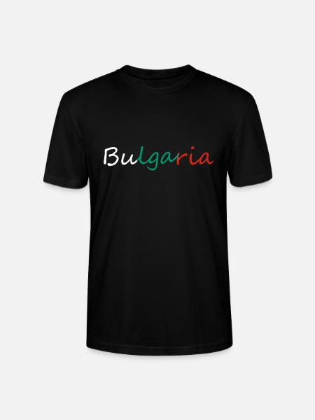 Bulgaria - Stanley/Stella CRAFTER Unisex Organic T-Shirt - black