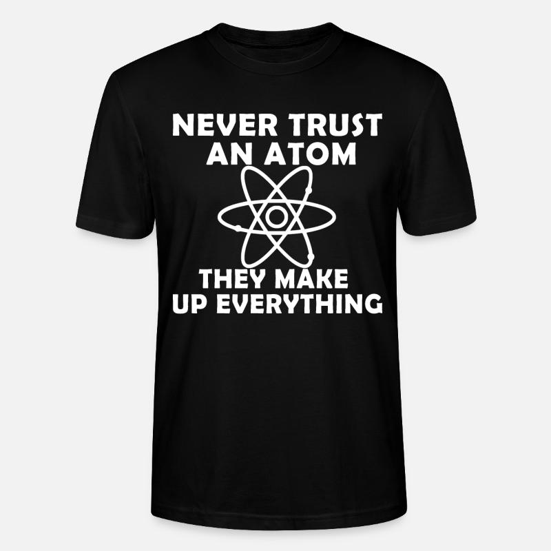Trust Atom - T-shirt bio CRAFTER Stanley Stella Unisexe - noir