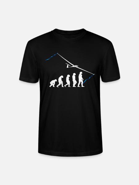 Gliding glider evolution glider - Stanley/Stella CRAFTER Unisex Organic T-Shirt - black