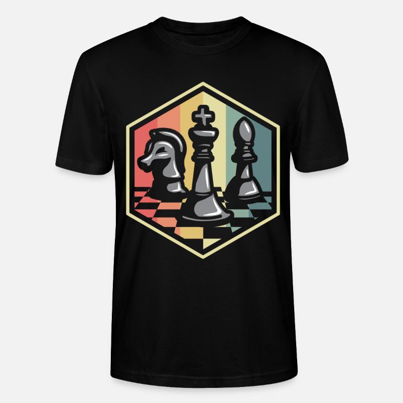 Chess Chess - Stanley/Stella CRAFTER Unisex Organic T-Shirt - black