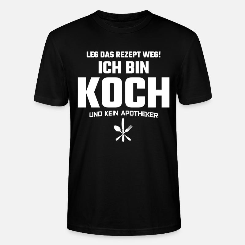 KOCH - Ich bin Koch - Stanley/Stella Unisex Bio-T-Shirt CRAFTER - Schwarz