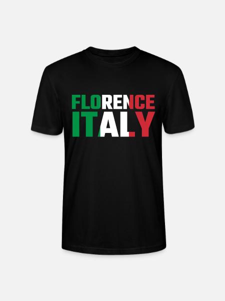 Florence Italy - Stanley/Stella CRAFTER Unisex Organic T-Shirt - black
