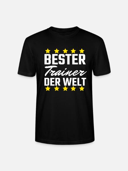 Bester Trainer - Stanley/Stella Unisex Bio-T-Shirt CRAFTER - Schwarz