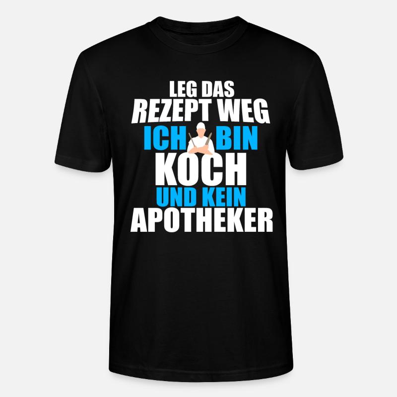 KOCH - Ich bin Koch - Stanley/Stella Unisex Bio-T-Shirt CRAFTER - Schwarz