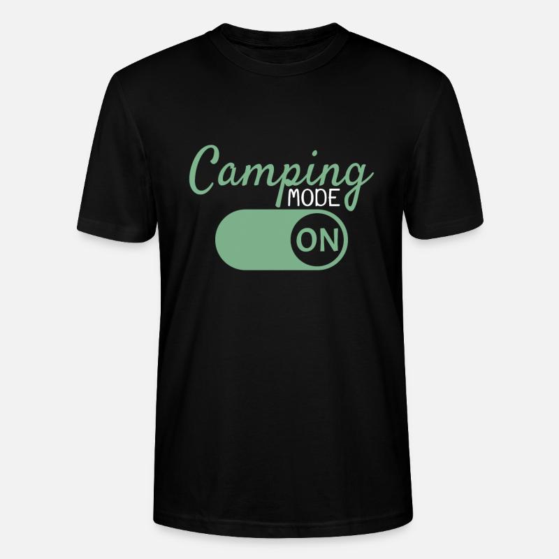 Camping Mode On - Stanley/Stella Unisex Bio-T-Shirt CRAFTER - Schwarz