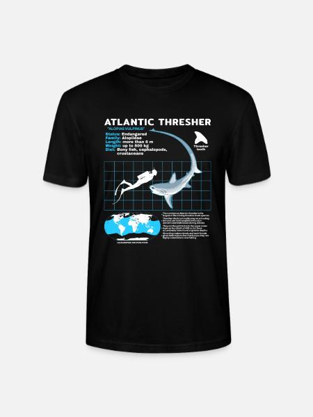 Thresher Shark Datasheet - Stanley/Stella CRAFTER Unisex Organic T-Shirt - black