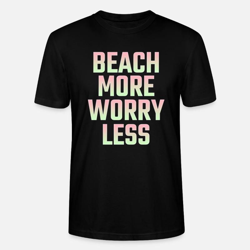 Strand Spruch - Stanley/Stella Unisex Bio-T-Shirt CRAFTER - Schwarz