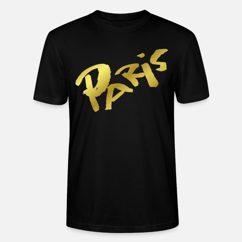 Paris - Stanley/Stella Unisex Bio-T-Shirt CRAFTER - Schwarz