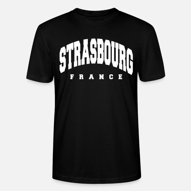 Strasbourg - Stanley/Stella Unisex Bio-T-Shirt CRAFTER - Schwarz