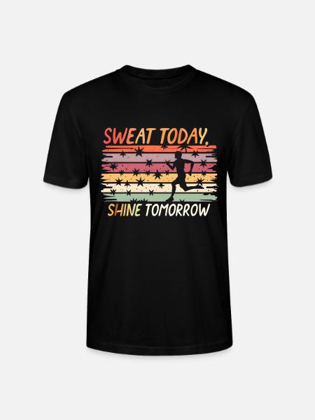 Jogging fitness design for lidenskapelige løpere - Stanley/Stella CRAFTER unisex økologisk T-skjorte - svart
