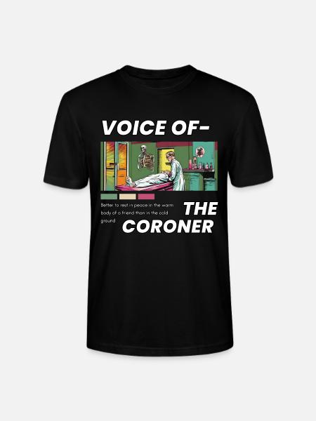 Voice of the Coroner - Stanley/Stella CRAFTER Unisex Organic T-Shirt - black