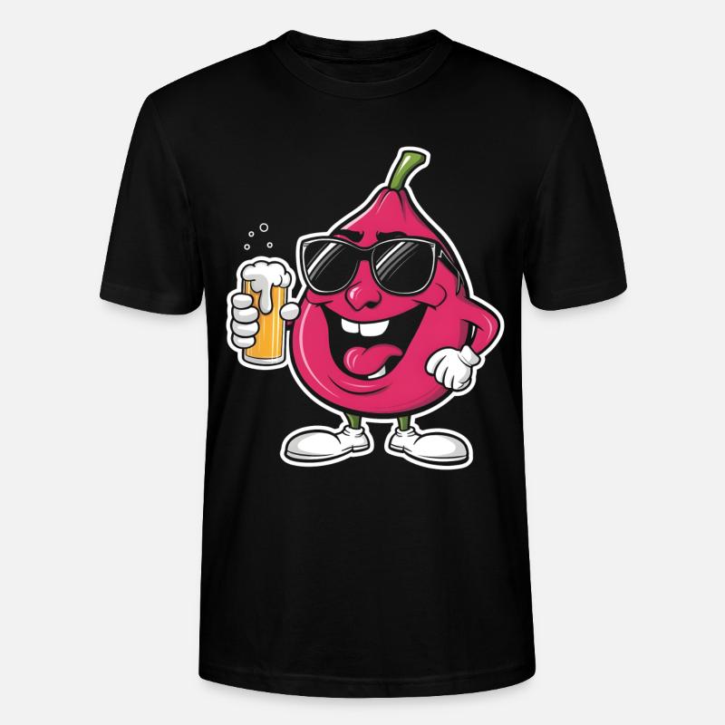 Feige Bier - Stanley/Stella Unisex Bio-T-Shirt CRAFTER - Schwarz