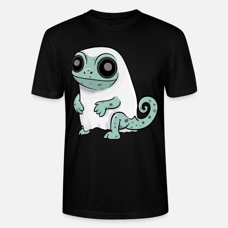 Chameleon Halloween Comic Geist - Stanley/Stella Unisex Bio-T-Shirt CRAFTER - Schwarz