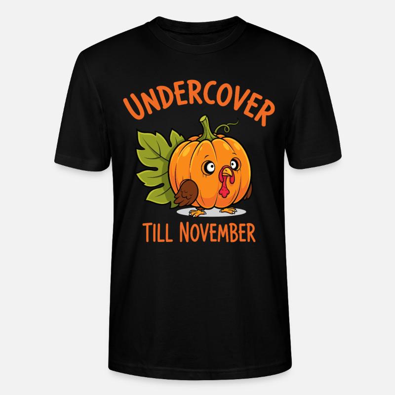 Undercover Truthahn - Stanley/Stella Unisex Bio-T-Shirt CRAFTER - Schwarz