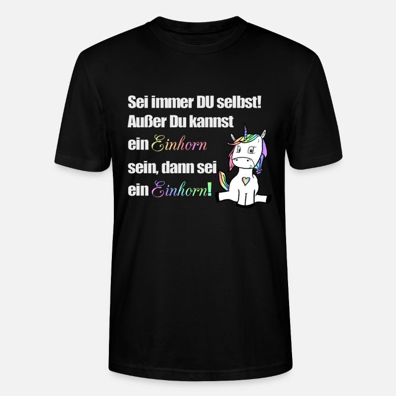 Sei immer du selbst - Stanley/Stella Unisex Bio-T-Shirt CRAFTER - Schwarz