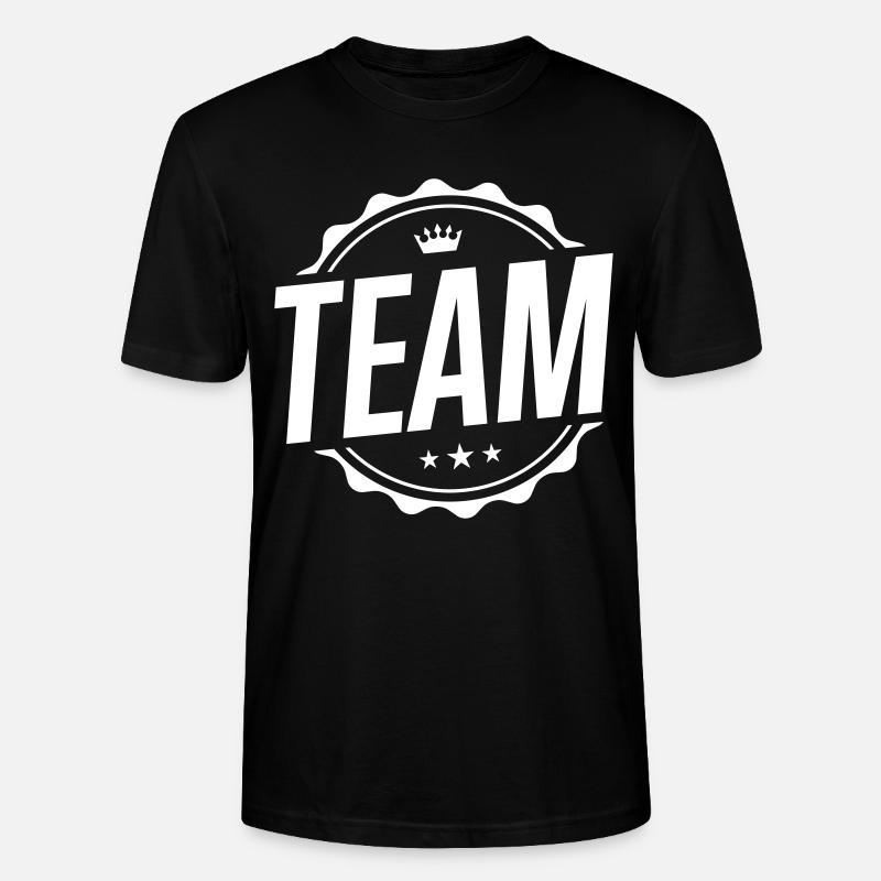 cercle d'équipe - T-shirt bio CRAFTER Stanley Stella Unisexe - noir