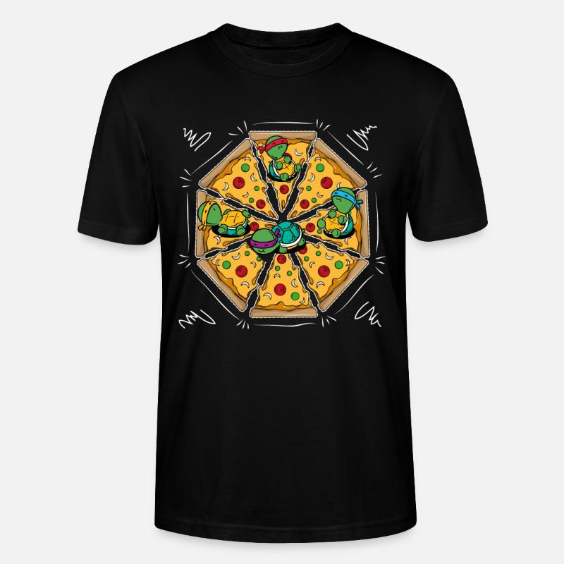 Pizza Liebhaber - Stanley/Stella Unisex Bio-T-Shirt CRAFTER - Schwarz