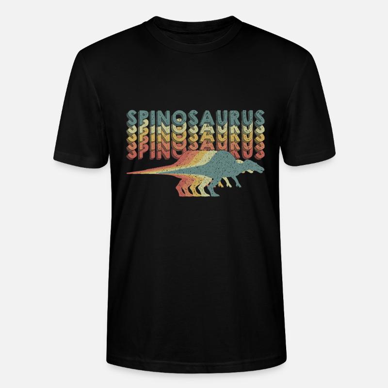 Spinosaurus - Stanley/Stella Unisex Bio-T-Shirt CRAFTER - Schwarz