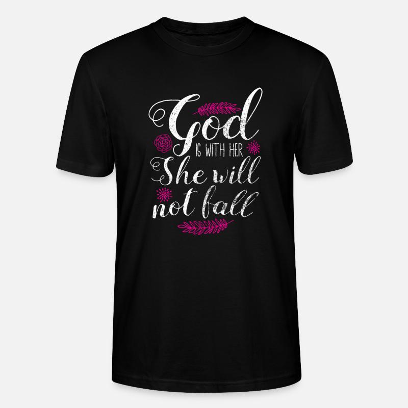 Psaume de la Bible - T-shirt bio CRAFTER Stanley Stella Unisexe - noir