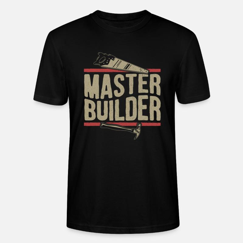 Baumeister - Stanley/Stella Unisex Bio-T-Shirt CRAFTER - Schwarz