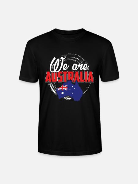 We are Australia - Stanley/Stella CRAFTER Unisex Organic T-Shirt - black