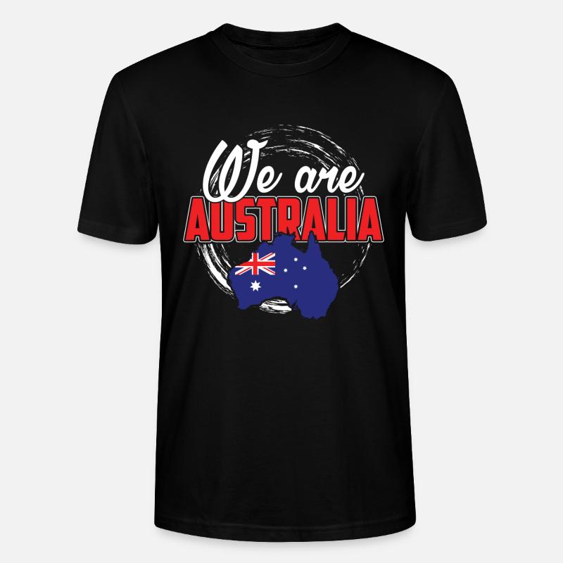 Wir Sind Australien - Stanley/Stella Unisex Bio-T-Shirt CRAFTER - Schwarz
