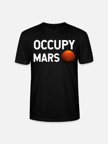 Occupy Mars Planet - Stanley/Stella Unisex Bio-T-Shirt CRAFTER - Schwarz